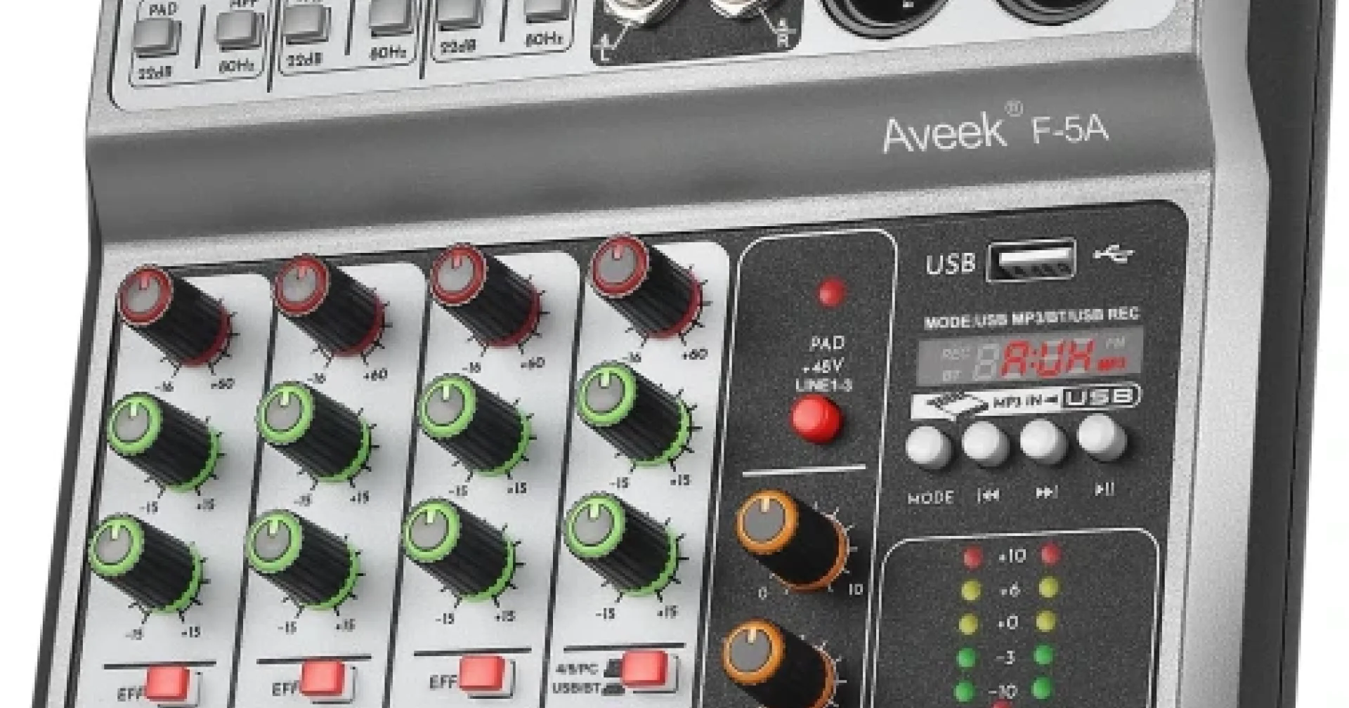 Test Aveek Audio Mixer 5 canaux : la petite mixette pas chère qui fait (presque) tout