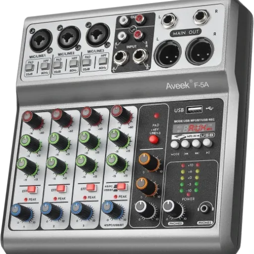 Test Aveek Audio Mixer 5 canaux : la petite mixette pas chère qui fait (presque) tout