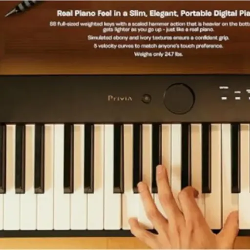 Test Casio Privia PX-S3100 : le piano numérique compact qui tient la route à la maison et en répète