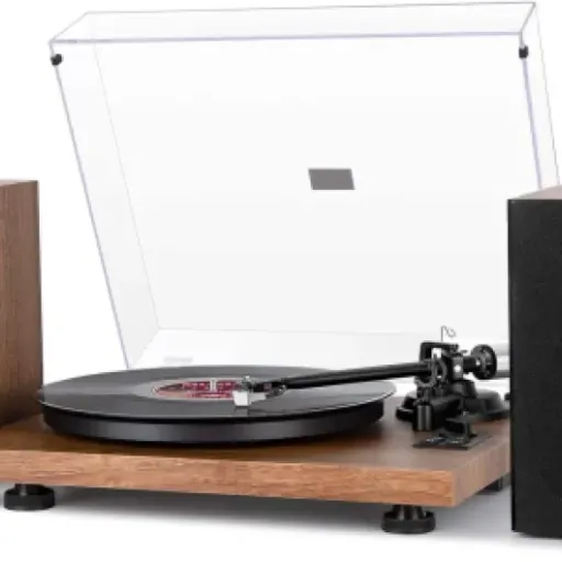 Avis 1 BY ONE Platines Vinyles Wireless : une solution vinyle clé en main avec enceintes 36 W