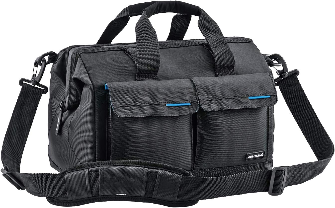 Amsterdam Sac d'épaule pour appareil photo 19 x 30 x 15 cm Noir/Bleu 300 x 150 x 190 mm Noir/Bleu