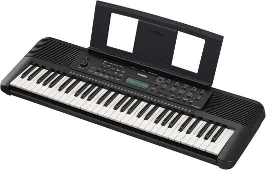 PSR-E283 Clavier d'initiation compact, 410 sonorités d'instruments, 150 styles d'accompagnement et 122 morceaux, 2 cours en ligne avec le professeur de l'école de musique Yamaha Music School