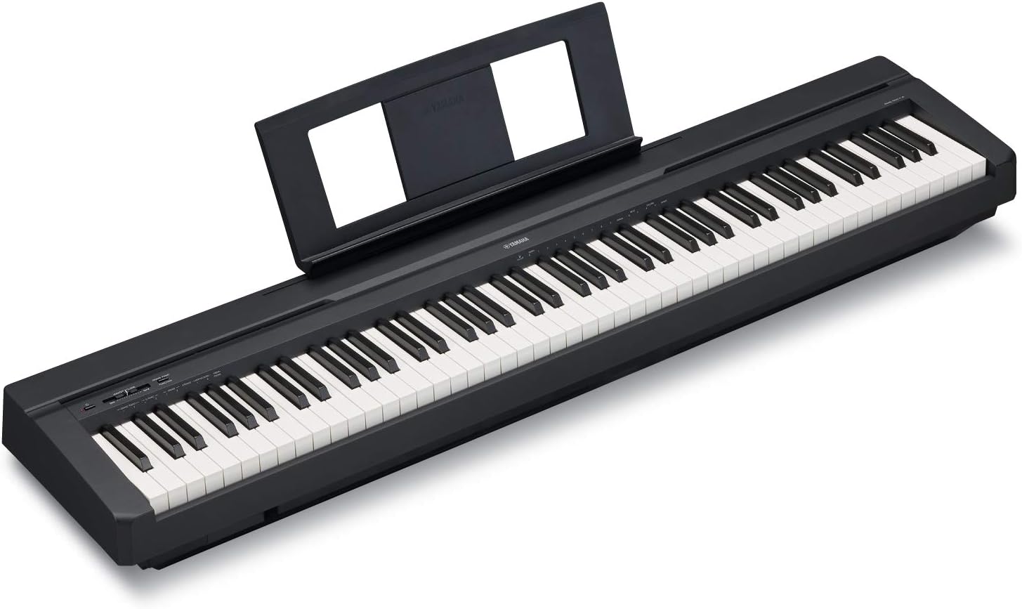 P-45 piano numérique avec 88 touches – Compact et transportable – Idéal pour les débutants – Noir NP45B