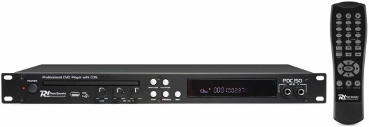 Power Dynamics PDC150 - Lecteur CD, Lecteur DVD et MP3, Rétro-Éclairé, Port USB, Grandes Molettes Ergonomiques, Lecteur CD Idéal pour Professionnels et DJ, Karaoké