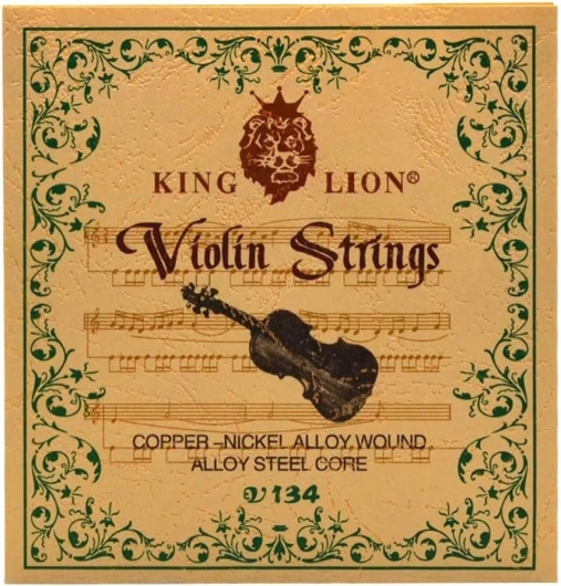 Fansjoy Jeu de Cordes Violon(G-D-A-E), Noyau en Acier Cordes de Violon Universelles pour Violons 4/4, 3/4, 1/2, 1/4 4 pièces