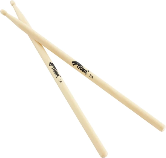 TDA83-7A Baguettes avec Pointe en Bois - Érable - 7A 7A Wood Tip 1 Pair