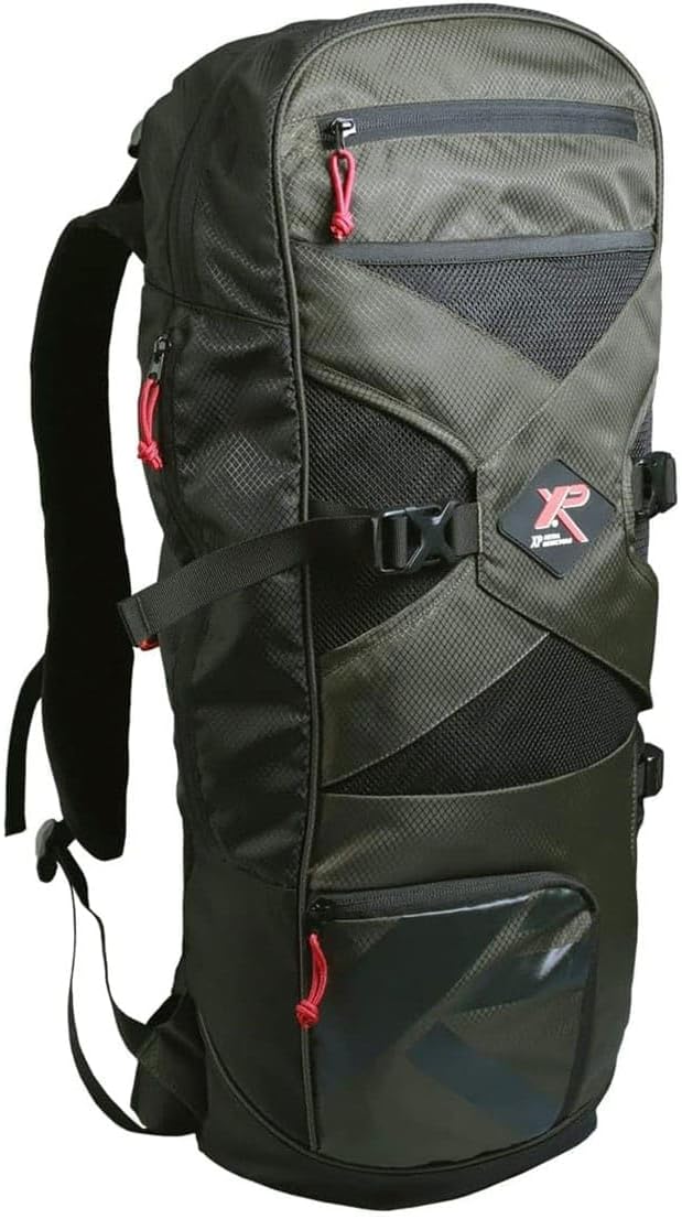 Backpack240, Sac à Dos léger et Robuste conçu spécialement pour détecteur de métaux, Ergonomique et Pratique avec Plus de 8 Pochettes et Compartiments dédiées (XPBACKPACK240) BACKPACK 240