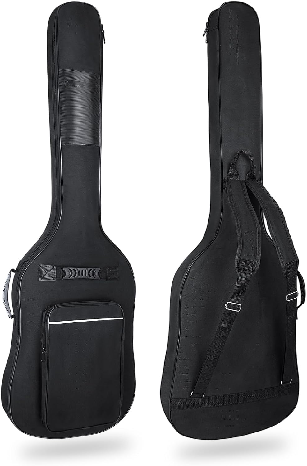 Étui pour Guitare Basse, Housse de Transport pour Guitare Basse 0,35 Pouce imperméable Rembourrage épais Sac à Dos Sac Souple pour Guitare Basse électrique Double bandoulière réglable Poche