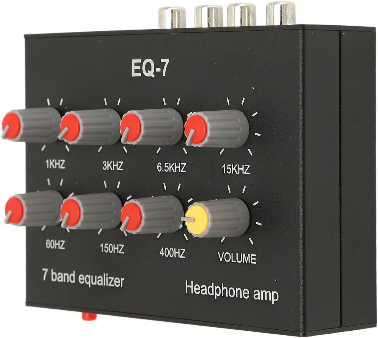 Égaliseur Sonore 7 Bandes, Entrée de Sortie, égaliseur Numérique Double Canal, Compatible avec Les écouteurs, Interface 3,5 Mm, 7 Bandes D'égalisation