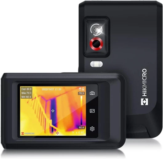 Pocket2 Caméra Thermique 256 x 192 (49152) Pixels avec Optique de 8MP,Mode Fusion 25 Hz, Wi-FI, écran Tactile 3.5", IP54, -20°C~400°C