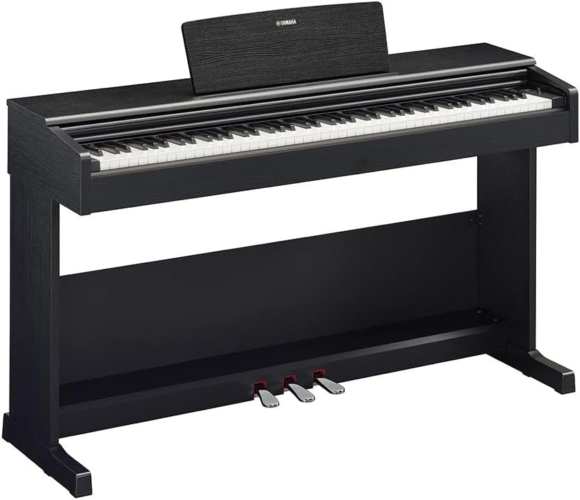 ARIUS YDP-105 Piano Numérique - Piano d'Intérieur Moderne et Slim pour Débutants et Amateurs, Jouabilité de Piano Acoustique Authentique, en Noir YDP-105B Noir