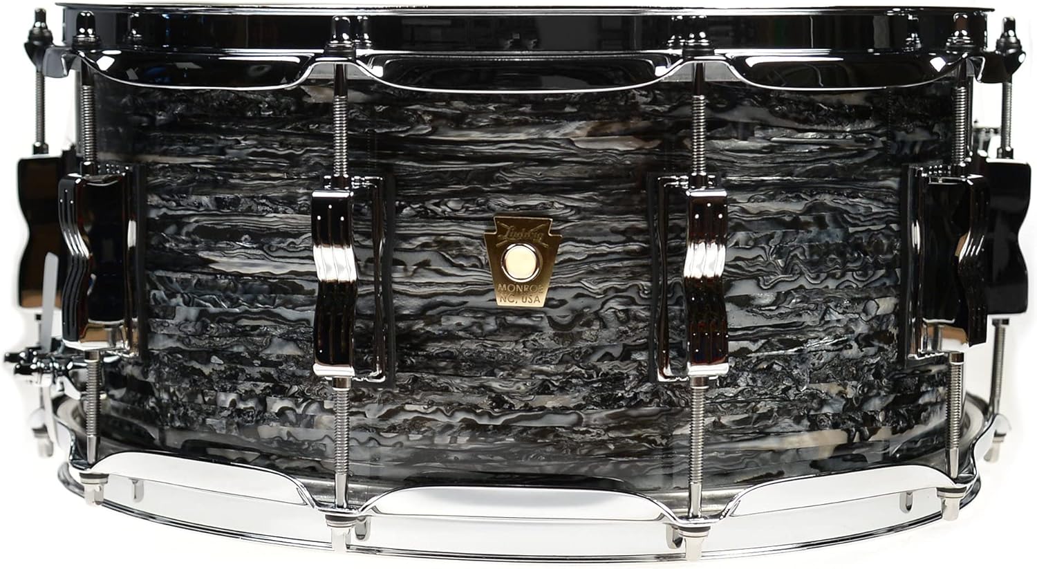 Ludwig Classic Maple 14" x 6,5 Vintage Black Oyster · Caisse claire