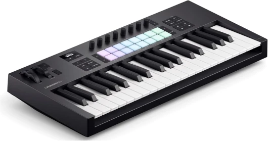 Launchkey 37 [MK4] — clavier maître MIDI USB compact de 37 touches avec intégration aux STAN - Mode Chord, mode Scale, 8 pads rythmiques et arpégiateur - Bundle de logiciels fourni - 37 Key MK4 Single