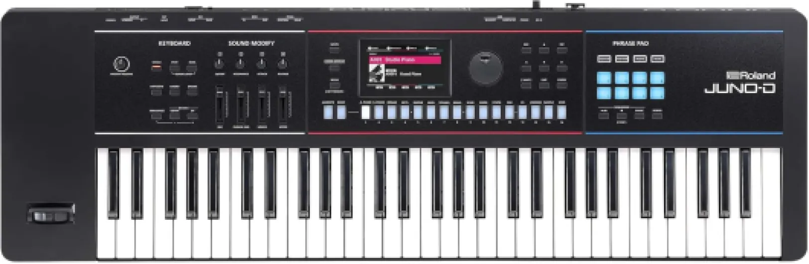 JUNO-D6 Synthétiseur - Clavier à 61 touches à action de synthé - Générateur ZEN-Core avec plus de 3800 sons intégrés - Outils créatifs intuitifs - Audio/MIDI par USB-C