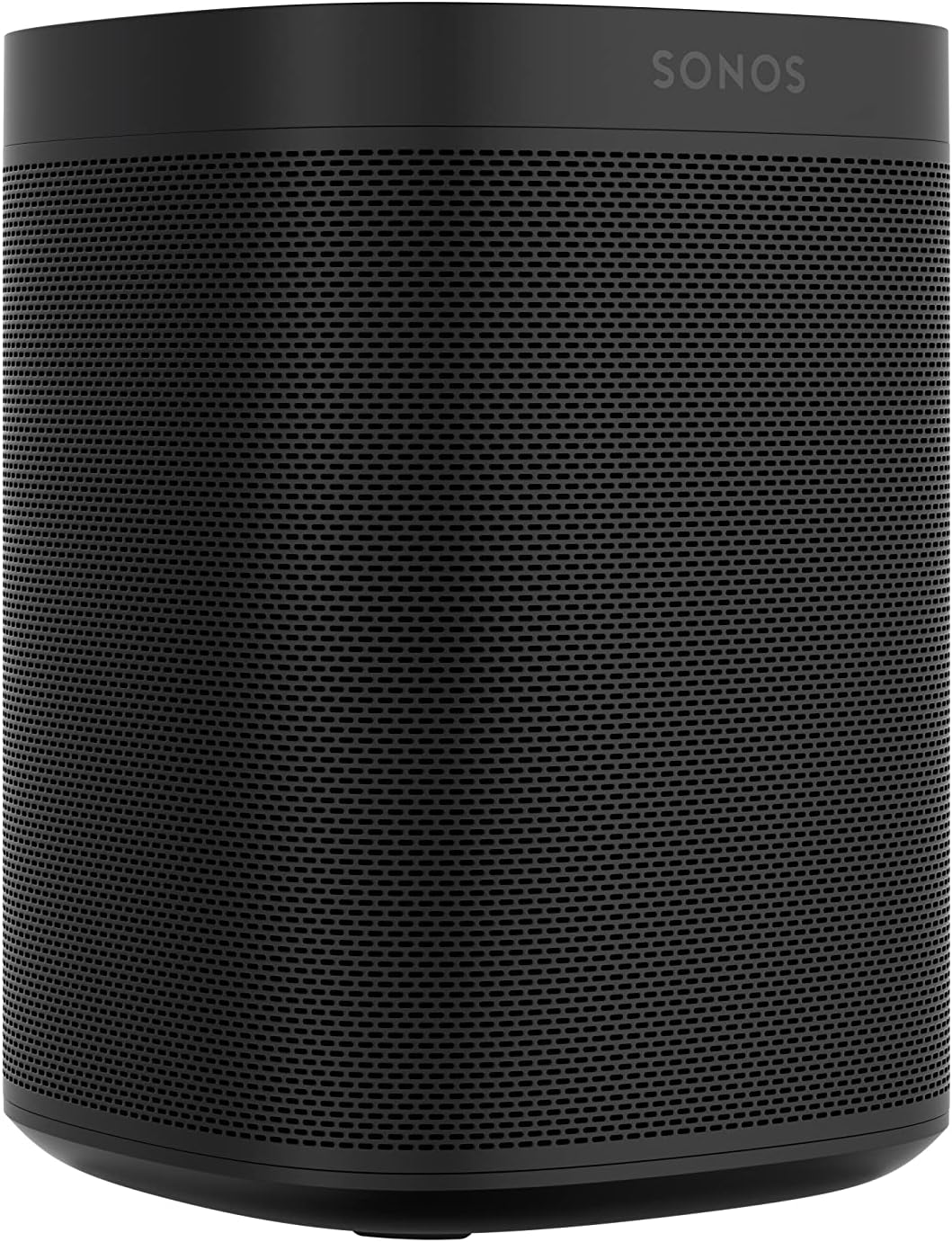 One - Enceinte sans Fil - Multiroom WiFi - Air Play 2 - Assistant Google et Amazon Alexa Intégrés - Son Clair - Interface Tactile - Noir Noir 1 Speaker