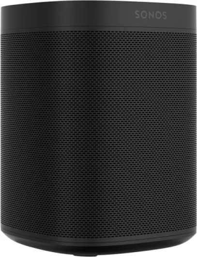 One - Enceinte sans Fil - Multiroom WiFi - Air Play 2 - Assistant Google et Amazon Alexa Intégrés - Son Clair - Interface Tactile - Noir Noir 1 Speaker