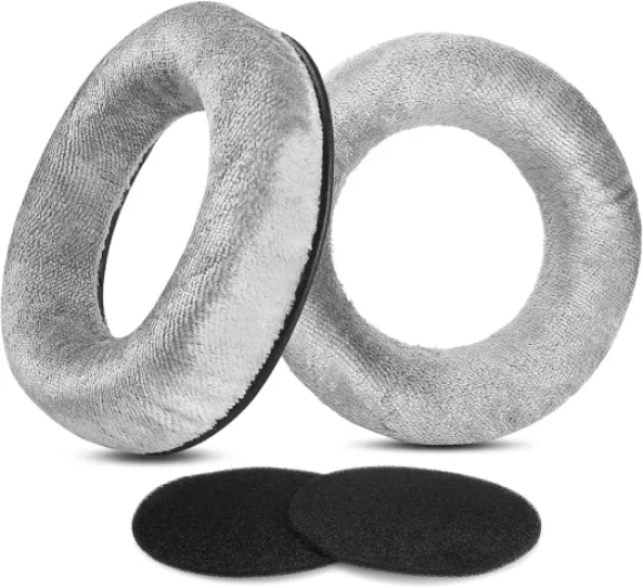 Coussinets d'oreille de Remplacement DT770 compatibles avec Les Casques Beyerdynamic DT 770/Pro, DT 880/Pro, DT 990/Pro, Coussinets d'oreille (Tissu Doux/Mousse de Haute qualité)
