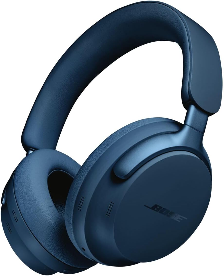 QuietComfort Ultra Headphones, Casque sans Fil à réduction de Bruit avec Audio Spatial, Casque Bluetooth Confortable, Jusqu’à 24 h d’autonomie de la Batterie, Bleu Sidéral - Édition Limitée