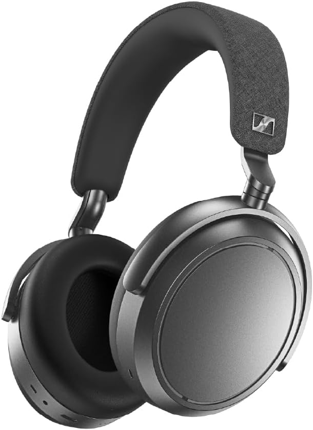 Casque sans fil MOMENTUM 4, Bluetooth pour des appels d'une clarté cristalline avec suppression adaptative du bruit, autonomie de 60 h, son personnalisable et design pliable léger, Graphite Graphite Unique