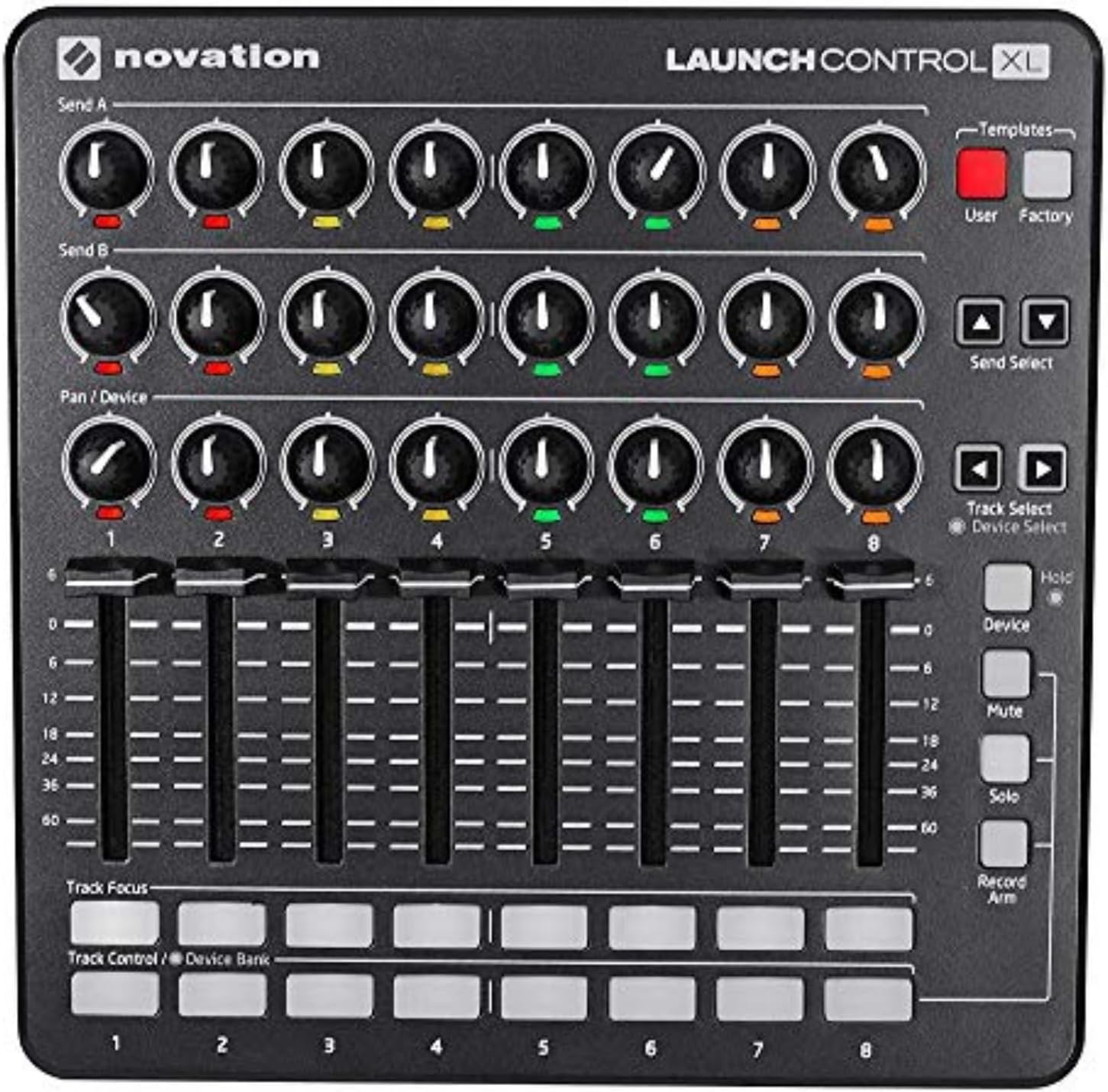 Launch Control XL MKII Contrôleur MIDI USB pour Ableton Live, avec contrôles assignables Unique