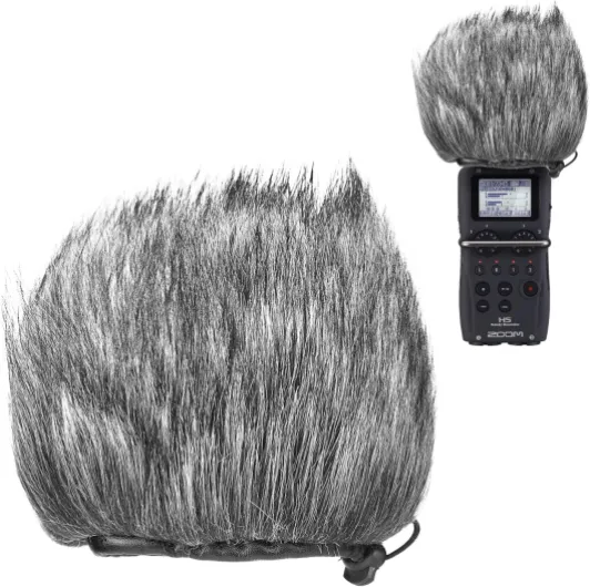 Bonnet Pare-Brise pour Zoom H6 H5 Enregistreurs Portables, Longe Bonnette en Fourrure à Anti Vent Fourrure.