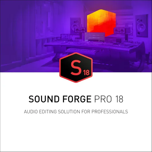 SOUND FORGE Pro 18 - L'éditeur audio tout-en-un - Logiciel audio - Programme musical - Pour Windows 10/11 PC - Licence pour 1 PC sous forme de code de bon d'achat dans une boîte d'expédition pratique
