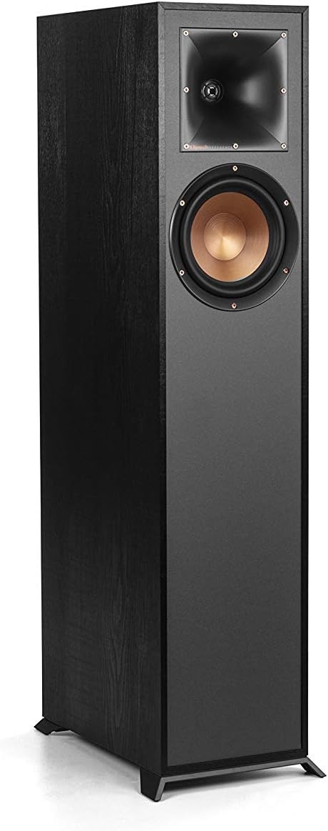 R-610F Haut-Parleur 85 W Noir - Hauts-Parleurs (Avec Fil, Bornier, 85 W, 45 - 21000 Hz, 8 Ohm, Noir)