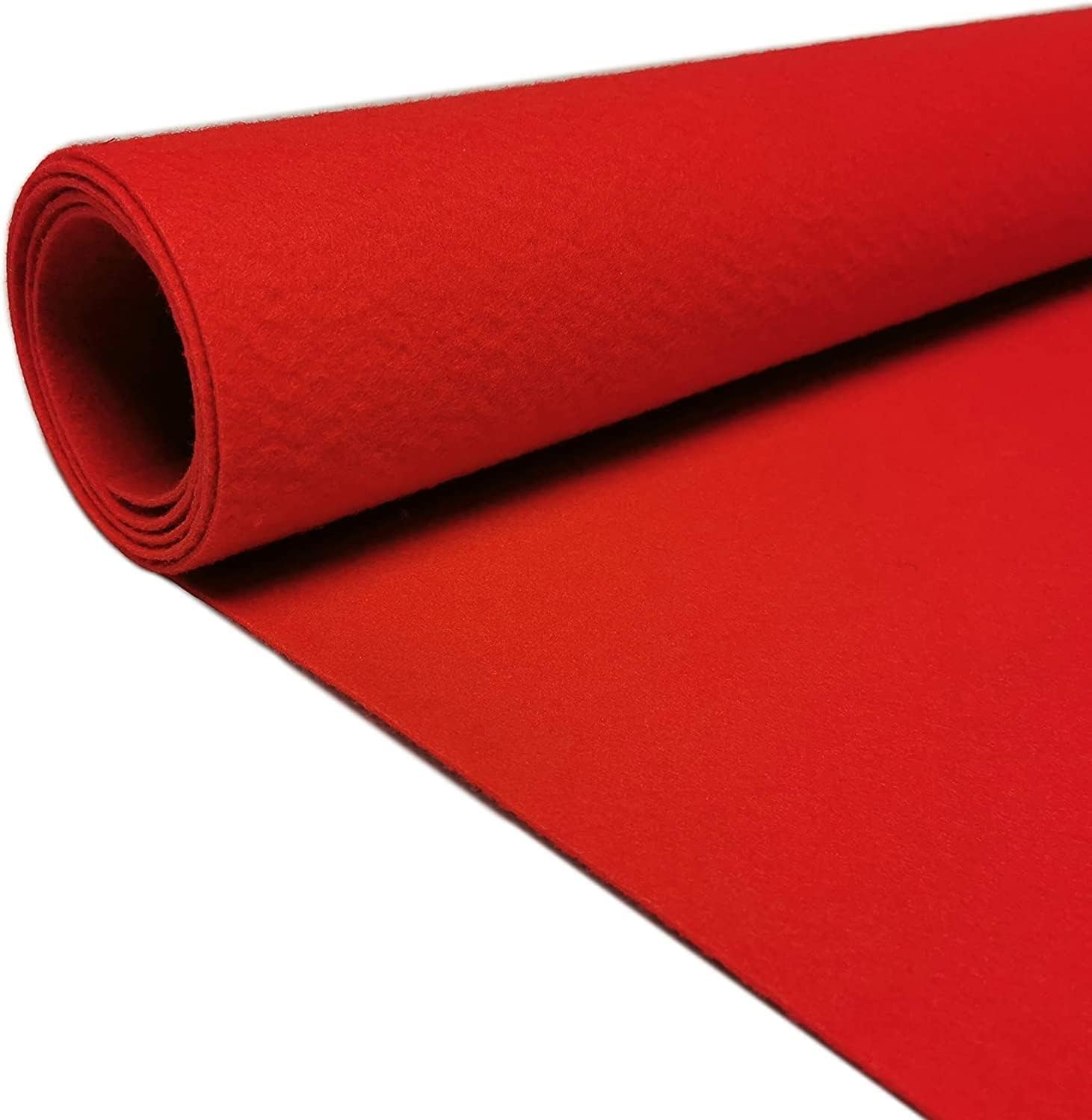 Tapis de Passage Rouge/Tapis de décoration, idéal pour Magasin, événements et fêtes, cinéma, église/Petites et Grandes Longueurs (1x4m)
