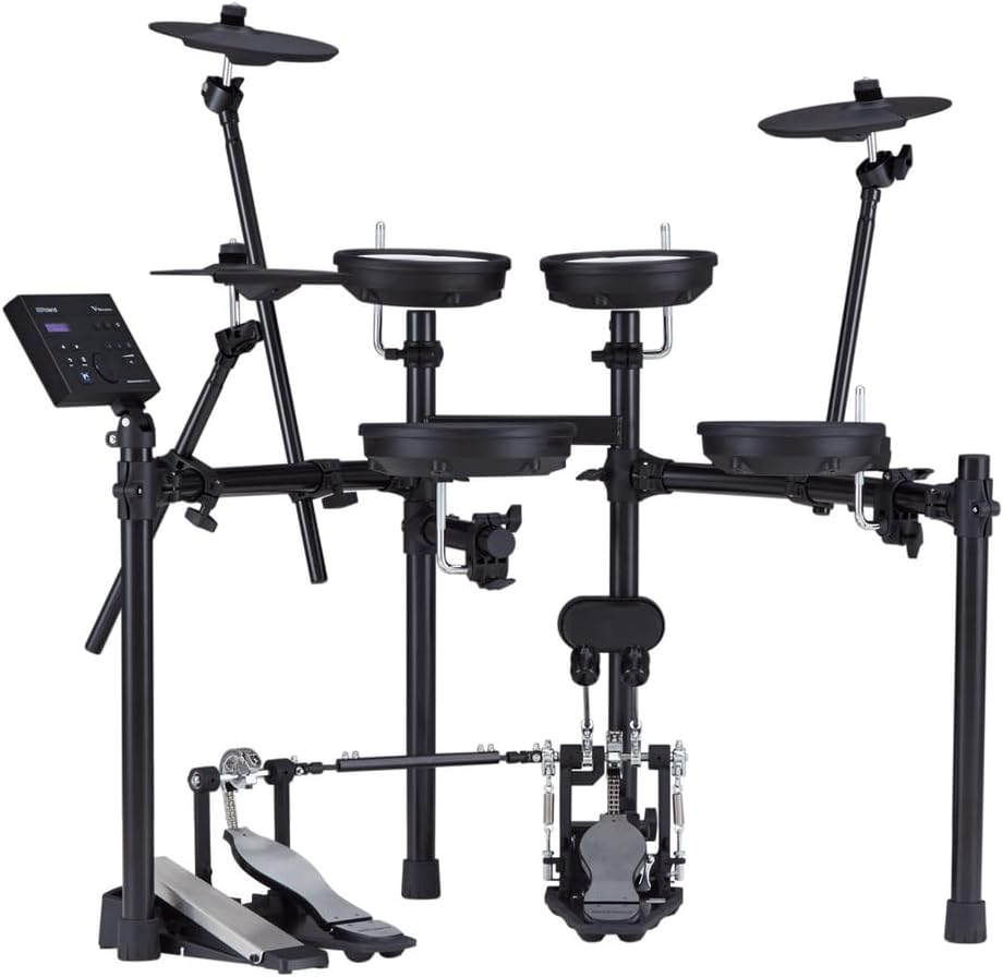 TD-07DMK Kit électronique V-Drums, Un kit tout en peaux Mesh double couche, doté d'une expressivité et d'une jouabilité haut de gamme, Bluetooth Audio & MIDI