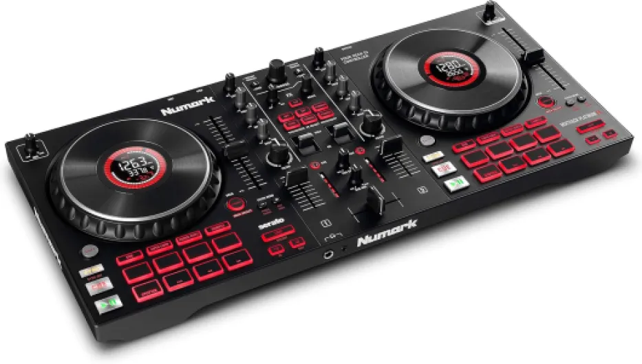 Mixtrack Platinum FX - Contrôleur DJ 4 decks, table de mixage, carte son intégrée, platines DJ tactiles avec écran et large palette d'effets Unique Mixtrack Platinum FX - Noir