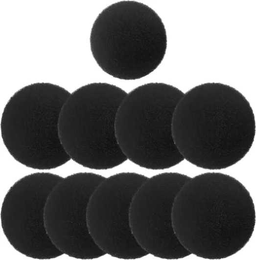 10 pièces de tampons filtrants à Charbon Actif, Filtre Rond, Tampon de Remplacement de Filtre à Charbon Actif, Tampon filtrant désodorisant Rond, adapté aux bacs à Compost jusqu'à 17 cm.