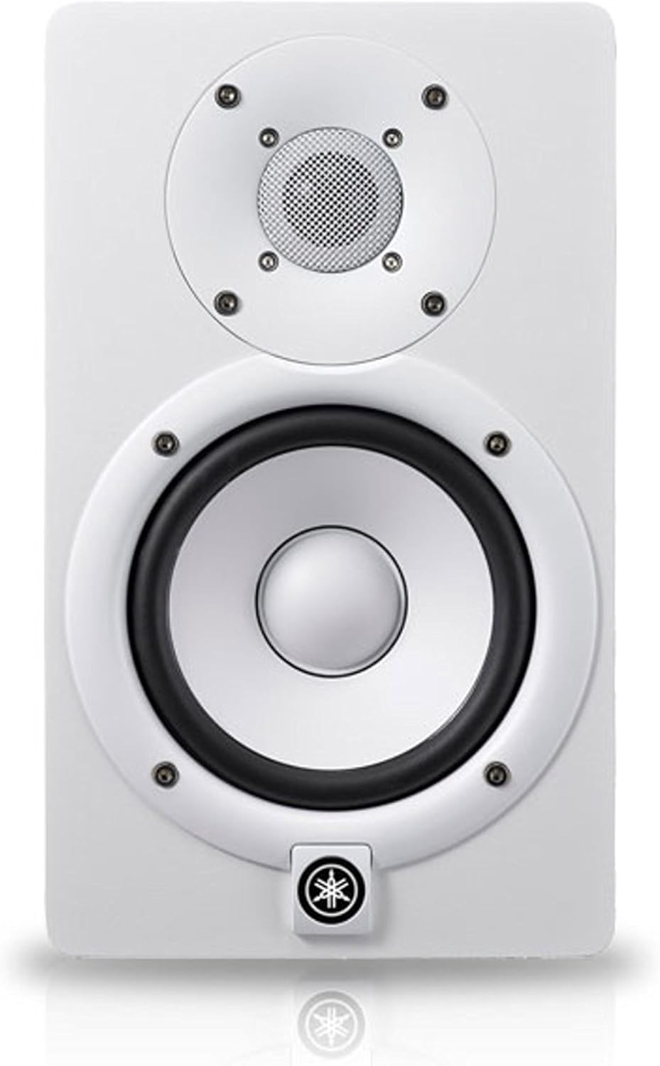 HS5 – Enceinte de monitoring studio amplifiée – Enceinte de mixage pour DJ, musiciens et producteurs – Blanche Blanc HS5 Unique