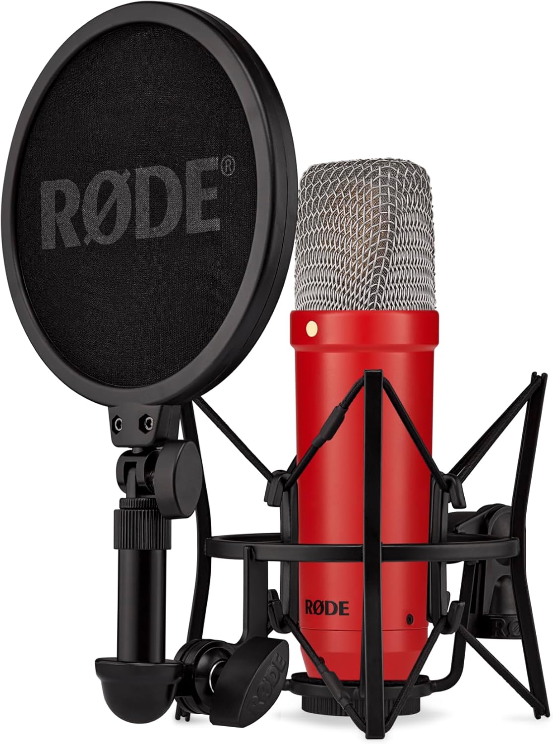 NT1 Série Signature - Microphone à condensateur avec Accessoires pour la Production Musicale, l'enregistrement Vocal, Le Streaming et Les podcasts (Rouge) NT1 Signature Series Rouge
