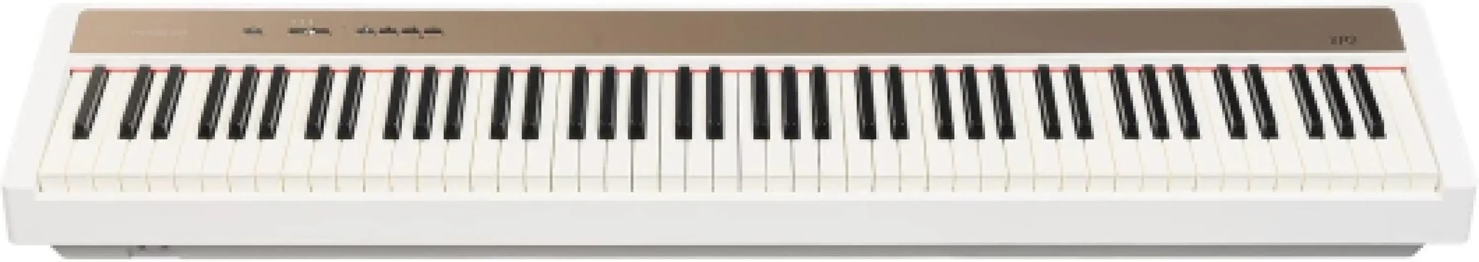 XP2 Piano Numérique Portable Bluetooth Blanc - Clavier toucher lourd réaliste 88 touches - 189 polyphonies, 12 sonorités - Piano idéal pour débuter et se perfectionner
