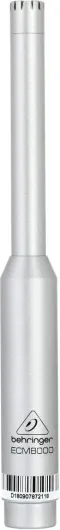 ECM8000 Microphone de Mesure à Condensateur à Réponse en Fréquence Linéaire Unique