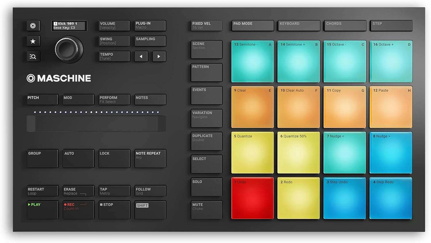 Maschine Mikro Mk3 - Instrument d’Enregistrement Noir Unique