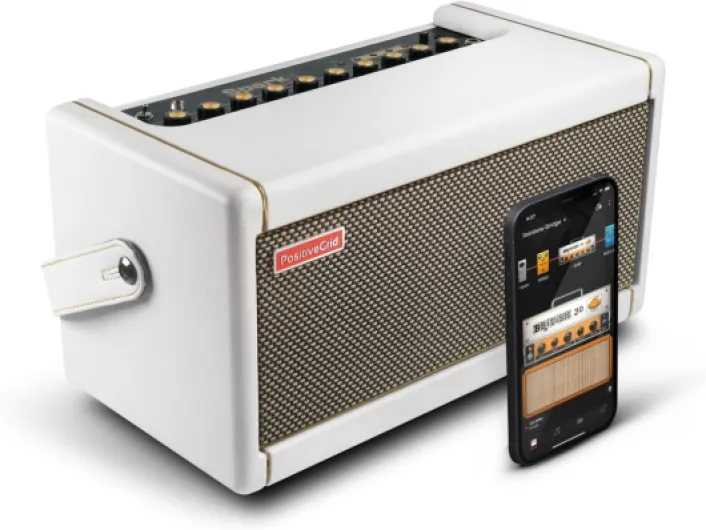 Spark Pearl Amplificateur pour Guitare, Combo de 40 Watts pour Guitare Électrique, Acoustique et Basse, Appli Mobile (Perle)