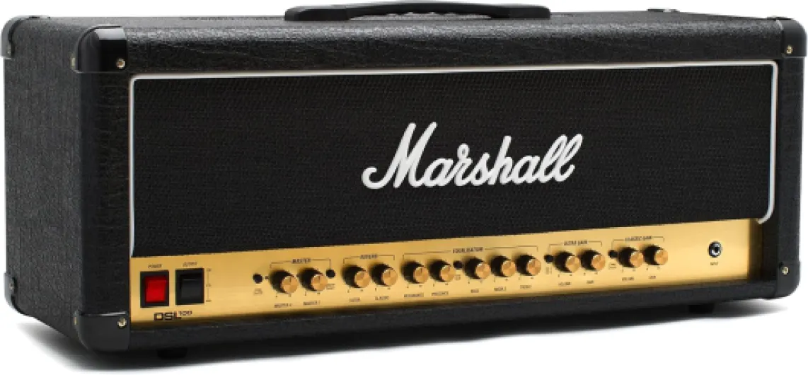 DSL100HR 2-Channel Valve Head 100W (Black) - Tête d'Ampli à Lampes pour Guitare Électrique