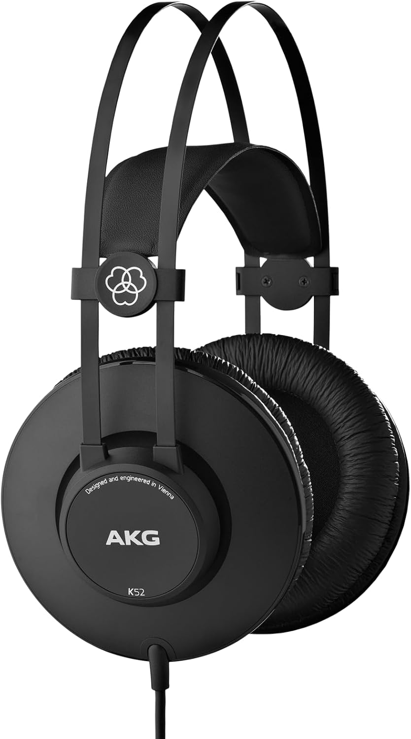 AKG K52 Casque de monitoring fermé haute performance Noir Unique K52 Closed Back