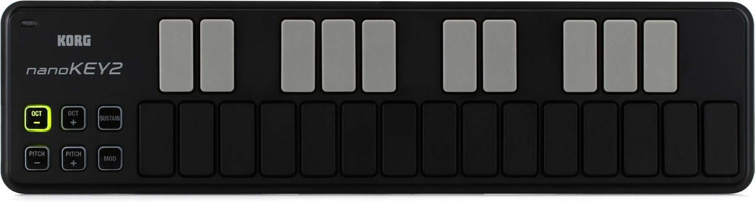 NANOKEY2-BK Clavier USB 25 Touches Noir nanoKEY2 Unique Noire