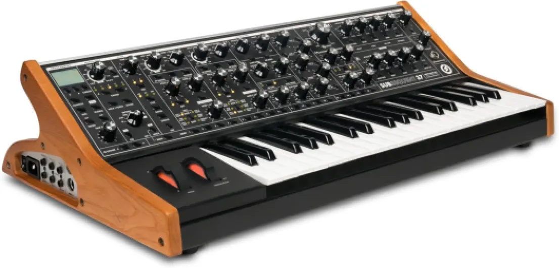 Subsequent 37 - Synthétiseur analogique paraphonique et clavier MIDI 37 touches semi-lestées, amplificateur casque, 256 préréglages, écran et logiciel