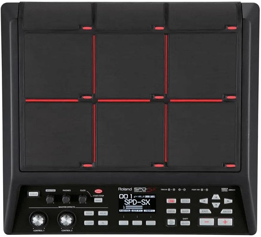 Multipad échantillonneur SPD-SX Roland, un concept d'échantillonneur unique, 4 Go de mémoire interne, couleur noire Unique Black (SPD-SX)