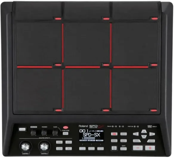 Multipad échantillonneur SPD-SX Roland, un concept d'échantillonneur unique, 4 Go de mémoire interne, couleur noire Unique Black (SPD-SX)