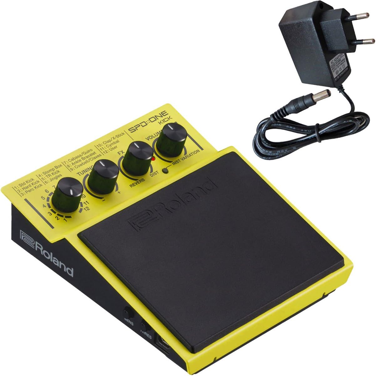 Roland SPD One Kick Percussion Pad + bloc d'alimentation