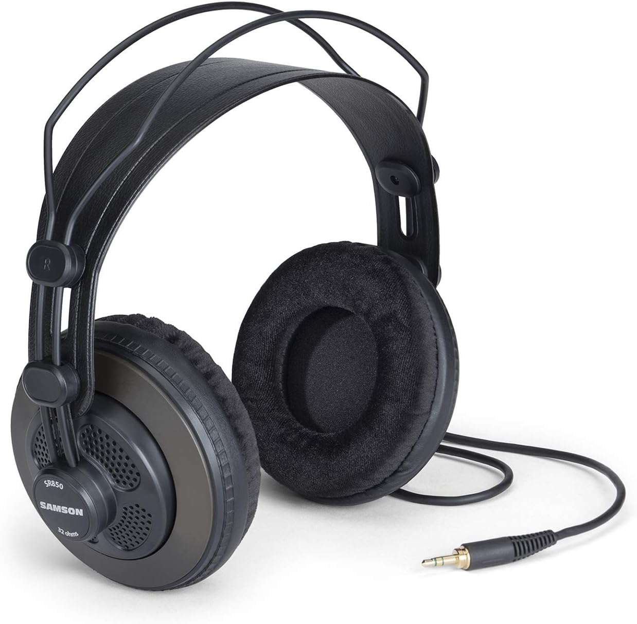 Samson SR850 Casque Traditionnel Filaire, Noir m