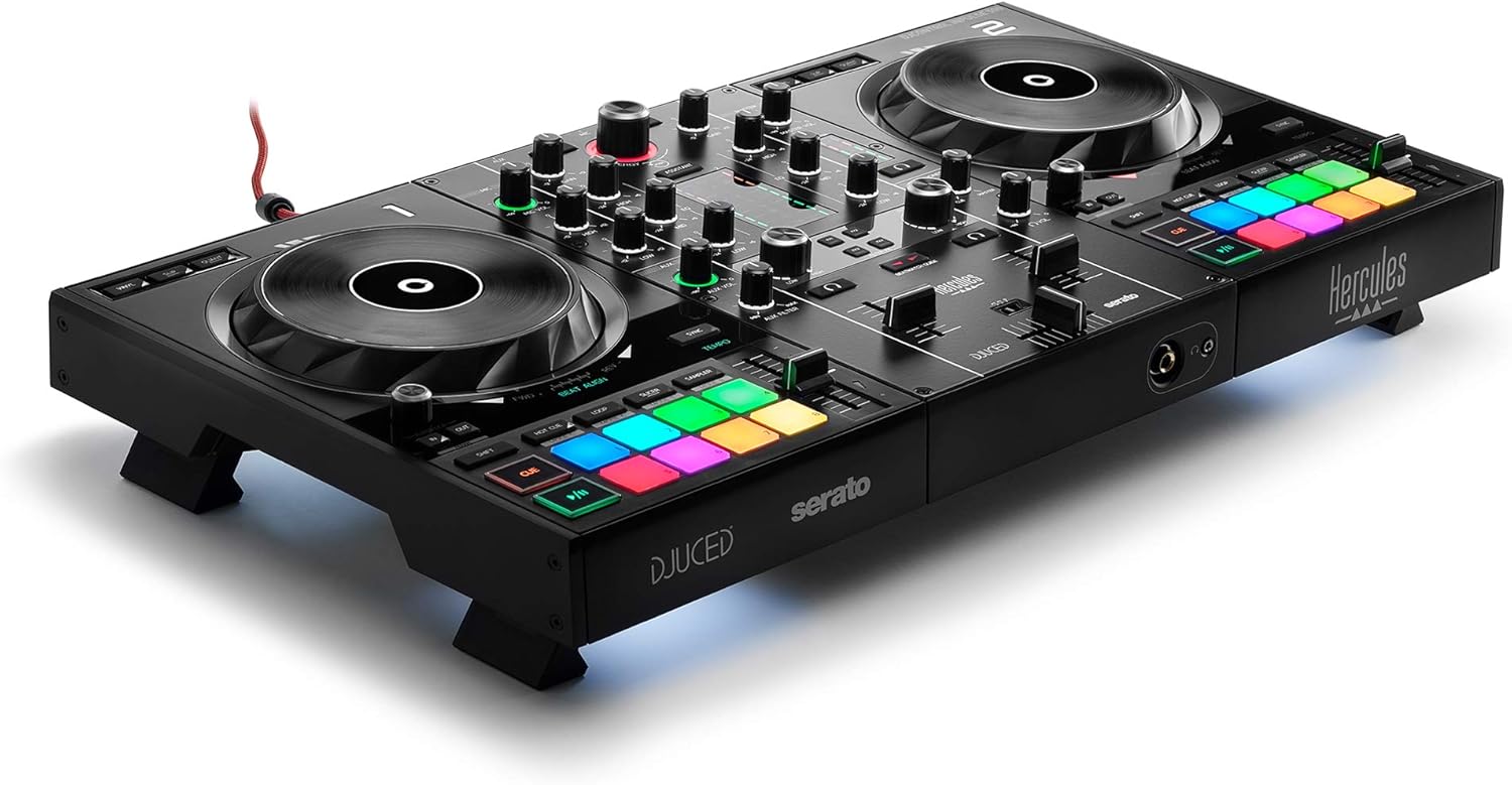 DJControl Inpulse 500 – Contrôleur DJ USB 2 voies pour Serato DJ Lite et DJUCED Unique Inpulse 500