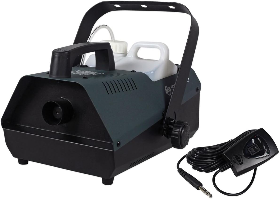 Accu Cable American DJ Fog Fury 2000 Machine à fumée Gris