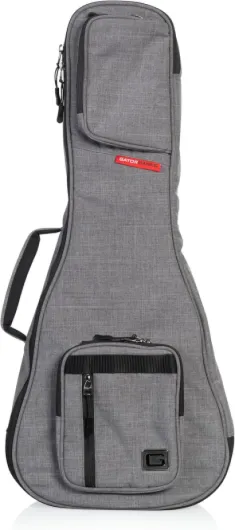Cases Transit Series GT-UKE-Ten-GRY Housse de Transport pour ukulélé ténor Gris Gris Ukulélé ténor SAC