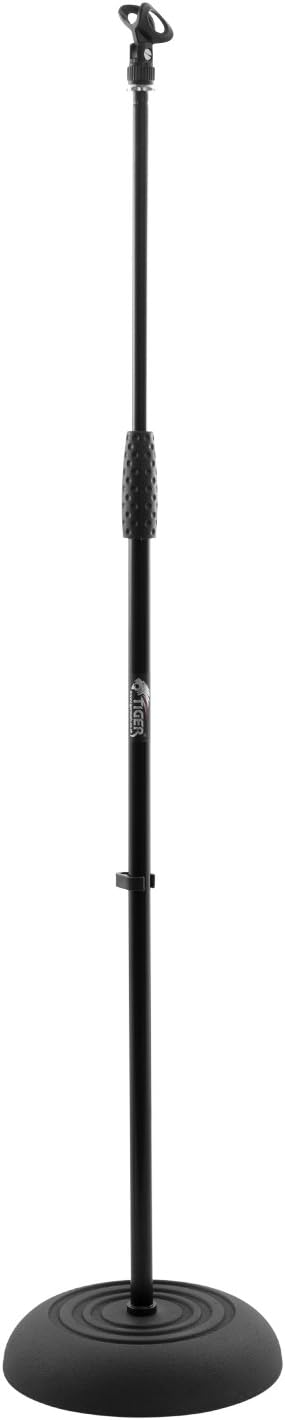 MCA14-BK Pied de Microphone - Base Ronde - Noir Noir Base Ronde Unique