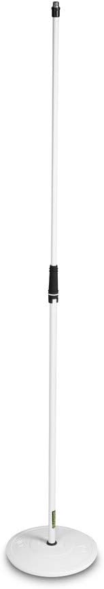 Gravity MS 23 W - Pied Micro Droit à Base Ronde blanc